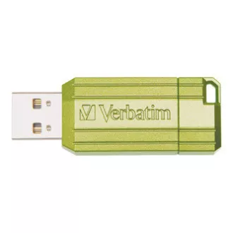 Verbatim USB-Flash-Laufwerk, USB 2.0, 32 GB, Store,N,Go PinStripe, grün, 49958, für die Datenarchivierung