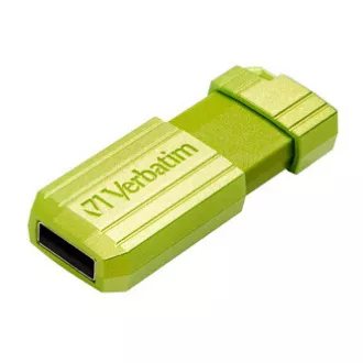 Verbatim USB-Flash-Laufwerk, USB 2.0, 32 GB, Store,N,Go PinStripe, grün, 49958, für die Datenarchivierung