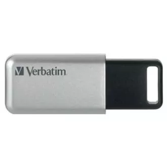 Verbatim USB-Flash-Laufwerk, USB 3.0, 32 GB, Secure Pro, Store N Go, silber, 98665, USB A, AES 256-Bit-Verschlüsselung
