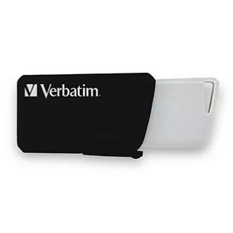 Verbatim USB-Flash-Laufwerk, USB 3.0, 32 GB, Store N Click, schwarz, 49307, USB A, mit ausziehbarem Anschluss