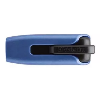 Verbatim USB-Flash-Laufwerk, USB 3.0, 64GB, V3 MAX, Store N Go, blau, 49807, USB A, mit ausziehbarem Anschluss