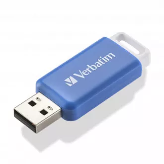 Verbatim USB-Flash-Laufwerk, USB 2.0, 64 GB, DataBar, blau, 49455, für die Datenarchivierung