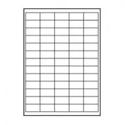 Logo-Etiketten 38mm x 21,2mm, A4, matt, weiß, 65 Etiketten, 140g/m2, 10er-Pack, für Tintenstrahl- und Laserdrucker