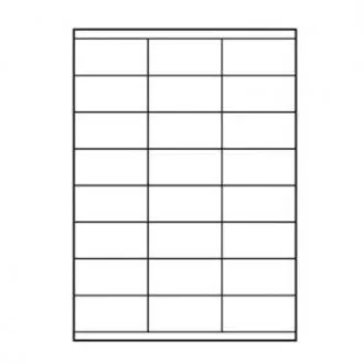 Logo-Etiketten 70mm x 36mm, A4, matt, weiß, 24 Etiketten, 140g/m2, 10er-Pack, für Tintenstrahl- und Laserdrucker