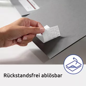 Avery Zweckform Etiketten 63,5 mm x 29,6 mm, A4, weiß, 27 Etiketten, ablösbar, 25er-Pack, L4737REV-25, für Laser und Inkjet