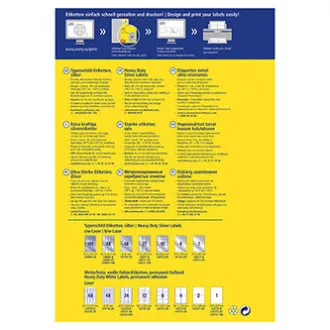 Avery Zweckform Etiketten 45,7mm x 21,2mm, A4, silber, 48 Etiketten, sehr haltbar, 20 Stück verpackt, L6009-20, für Laserdrucker Avery Zweckform Etiketten 45,7mm x 21,2mm, A4, silber, 48 Etiketten, sehr haltbar, 20 Stück verpackt, L6009-20, für Laserdrucker