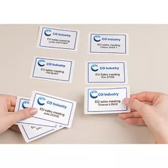 Avery Zweckform Namensetiketten 80mm x 50mm, A4, weiß, 10 Etiketten, selbstklebend, 20er-Pack, L4785-20, für Laserdrucker Avery Zweckform Namensetiketten 80mm x 50mm, A4, weiß, 10 Etiketten, selbstklebend, 20er-Pack, L4785-20, für Laserdrucker