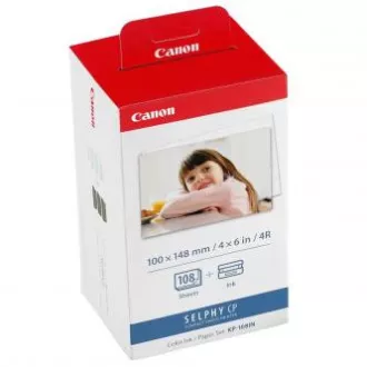 Canon Color Ink Paper Set, KP108IN, KP-108IN, Fotopapier, 3er-Pack KP36IN Typ glossy, 3115B001, weiß, CP100, 220, 300, 330, 400 Canon Color Ink Paper Set, KP108IN, KP-108IN, Fotopapier, 3er-Pack KP36IN Typ glossy, 3115B001, weiß, CP100, 220, 300, 330, 400