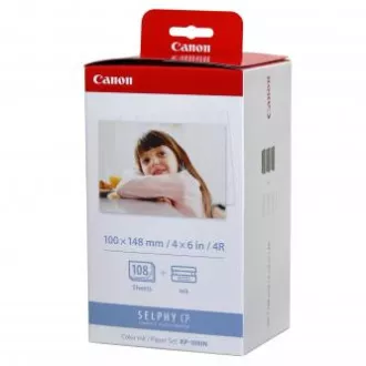 Canon Color Ink Paper Set, KP108IN, KP-108IN, Fotopapier, 3er-Pack KP36IN Typ glossy, 3115B001, weiß, CP100, 220, 300, 330, 400 Canon Color Ink Paper Set, KP108IN, KP-108IN, Fotopapier, 3er-Pack KP36IN Typ glossy, 3115B001, weiß, CP100, 220, 300, 330, 400