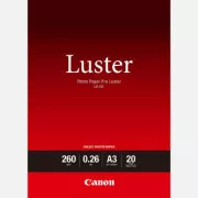Canon LU-101 Fotopapier, LU-101, Fotopapier, glänzend, 6211B007, weiß, A3, 260 g/m2, 20 Stück, Inkjet