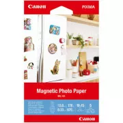 Canon Magnetic Photo Paper, MG-101, Fotopapier, glänzend, 3634C002, weiß, Canon PIXMA, 10x15cm, 4x6", 670 g/m2, 5 Stück, nicht spezifiziert