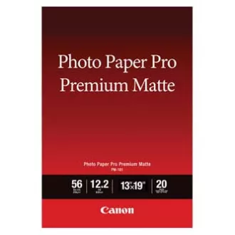 Canon Fotopapier Premium matt, PM-101, Fotopapier, matt, 8657B007, weiß, A3 , 13x19