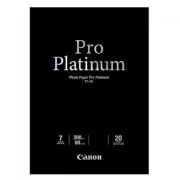 Canon PT-101 Fotopapier PRO Platinum, PT-101, Fotopapier, mikroporöse Oberfläche, glänzend, 2768B067, weiß, A2, 16,54x23,39", 300