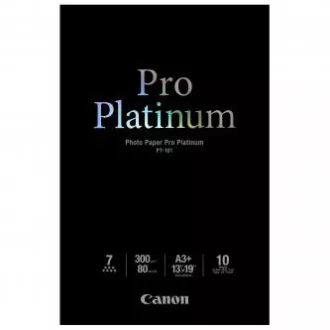 Canon Fotopapier Pro Platinum, PT-101 A3 , Fotopapier, glänzend, 2768B018, weiß, A3 , 13x19