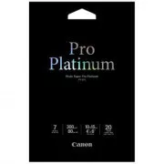 Canon Fotopapier Pro Platinum, PT-101, Fotopapier, glänzend, 2768B013, weiß, 10x15cm, 4x6", 300 g/m2, 20 Stück, Inkjet