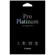 Canon Fotopapier Pro Platinum, PT-101, Fotopapier, glänzend, 2768B013, weiß, 10x15cm, 4x6