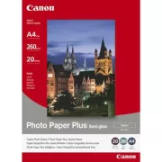 Canon Fotopapier Plus Semi-Glossy, SG-201, Fotopapier, halbglänzend, satiniert Typ 1686B018, weiß, 20x25cm, 8x10", 260 g/m2, 20 Stück