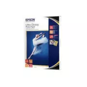 Epson Ultra Glossy Photo Paper, C13S041944BH, Fotopapier, glänzend, weiß, R200, R300, R800, RX425, RX500, 13x18cm, 5x7", 300 g/m2, 5