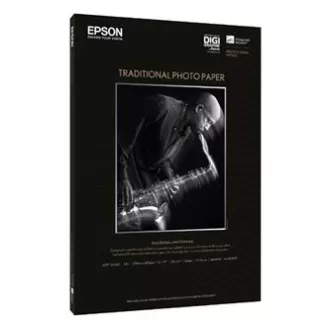 Epson Traditional Photo Paper, C13S045051, Fotopapier, satiniert, weiß, A3 , 330 g/m2, 25 Stück, Inkjet Epson Traditional Photo Paper, C13S045051, Fotopapier, satiniert, weiß, A3 , 330 g/m2, 25 Stück, Inkjet