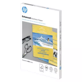 HP Enhanced Business Glossy Laser Photo Paper, CG965A, Fotopapier, glänzend, weiß, A4, 150 g/m2, 150 Stück, Laser, beidseitiger Druck