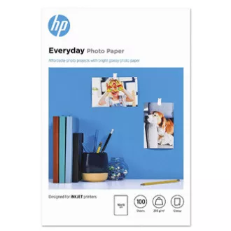 HP Everyday Photo Paper, glänzend, CR757A, Fotopapier, glänzend, weiß, 10x15cm, 4x6 HP Everyday Photo Paper, glänzend, CR757A, Fotopapier, glänzend, weiß, 10x15cm, 4x6