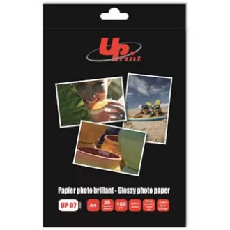 UPrint Glossy Fotopapier, Fotopapier, glänzend, weiß, A4, 180 g/m2, 20 Stück, Inkjet, FOR SALE UPrint Glossy Fotopapier, Fotopapier, glänzend, weiß, A4, 180 g/m2, 20 Stück, Inkjet, FOR SALE