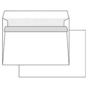 Selbstklebender Umschlag, C5, 162 x 229 mm, weiß, Krpa, Post, 50 Stück