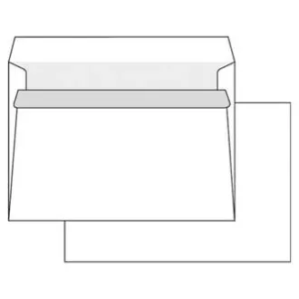 Selbstklebender Umschlag, C5, 162 x 229 mm, weiß, Krpa, Post, 50 Stück