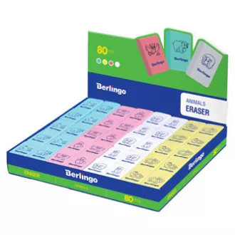 Berlingo, thermoplastischer Gummi, Farbe, 80 Stück, Tiere Berlingo, thermoplastischer Gummi, Farbe, 80 Stück, Tiere