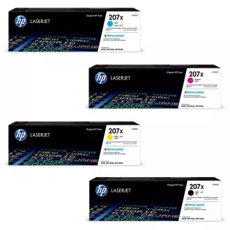 HP 207X (W2210X, W2211X, W2212X, W2213X) - toner, black + color (schwarz + farbe)