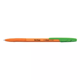 Berlingo, Kugelschreiber, grün, 50Stück, 0.7mm, Tribase orange, SELL