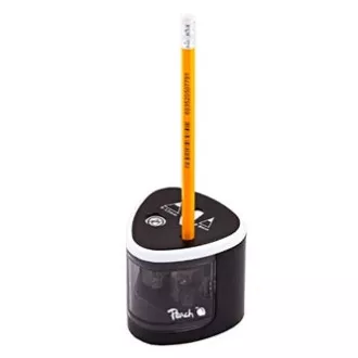 Elektrischer Bleistiftspitzer, schwarz, für dicke und dünne Bleistifte, Peach Elektrischer Bleistiftspitzer, schwarz, für dicke und dünne Bleistifte, Peach