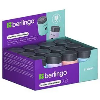 Berlingo, einfacher Instinct Anspitzer, Farbe, 12 Stück Berlingo, einfacher Instinct Anspitzer, Farbe, 12 Stück