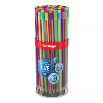 Berlingo, Graphitstift Fuze, Farbe, 72 Stück, mit Radiergummi