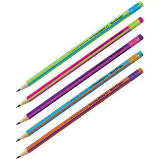 Berlingo, Graphitstift Fuze, Farbe, 72 Stück, mit Radiergummi