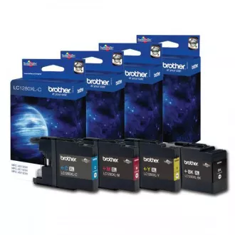 Brother LC-1280-XL (LC1280XLVALBP) - Tintenpatrone, black + color (schwarz + farbe)