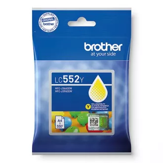 Brother LC-552 (LC552Y) - Tintenpatrone, yellow (gelb) Brother LC-552 (LC552Y) - Tintenpatrone, yellow (gelb)