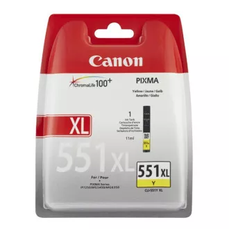 Canon CLI-551-XL (6446B004) - Tintenpatrone, yellow (gelb) Canon CLI-551-XL (6446B004) - Tintenpatrone, yellow (gelb)