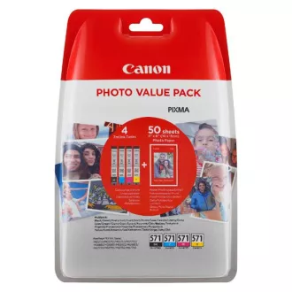 Canon CLI-571-XL (0332C005) - Tintenpatrone, black + color (schwarz + farbe) Canon CLI-571-XL (0332C005) - Tintenpatrone, black + color (schwarz + farbe)