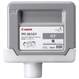Canon PFI-301 (1495B001) - Tintenpatrone, gray (grau) Canon PFI-301 (1495B001) - Tintenpatrone, gray (grau)