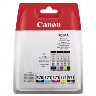 Canon PGI-570, CLI-571 (0372C004) - Tintenpatrone, black + color (schwarz + farbe)