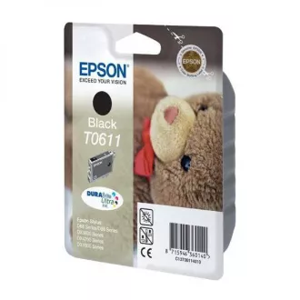 Epson T0611 (C13T06114010) - Tintenpatrone, black (schwarz)