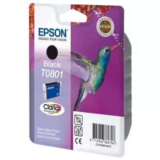 Epson T0801 (C13T08014011) - Tintenpatrone, black (schwarz) Epson T0801 (C13T08014011) - Tintenpatrone, black (schwarz)
