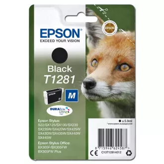 Epson T1281 (C13T12814012) - Tintenpatrone, black (schwarz) Epson T1281 (C13T12814012) - Tintenpatrone, black (schwarz)