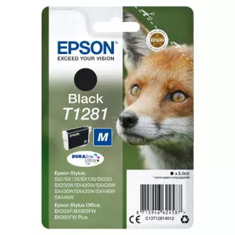 Epson T1281 (C13T12814022) - Tintenpatrone, black (schwarz)