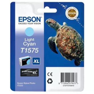 Epson T1575 (C13T15754010) - Tintenpatrone, light cyan (helles cyan)