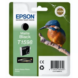 Epson T1598 (C13T15984010) - Tintenpatrone, matt black (mattschwarz) Epson T1598 (C13T15984010) - Tintenpatrone, matt black (mattschwarz)