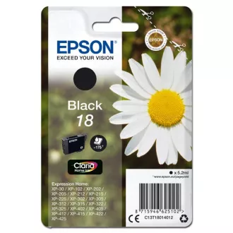 Epson T1801 (C13T18014012) - Tintenpatrone, black (schwarz) Epson T1801 (C13T18014012) - Tintenpatrone, black (schwarz)