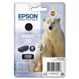 Epson T2601 (C13T26014012) - Tintenpatrone, black (schwarz) Epson T2601 (C13T26014012) - Tintenpatrone, black (schwarz)