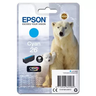Epson T2612 (C13T26124012) - Tintenpatrone, cyan Epson T2612 (C13T26124012) - Tintenpatrone, cyan
